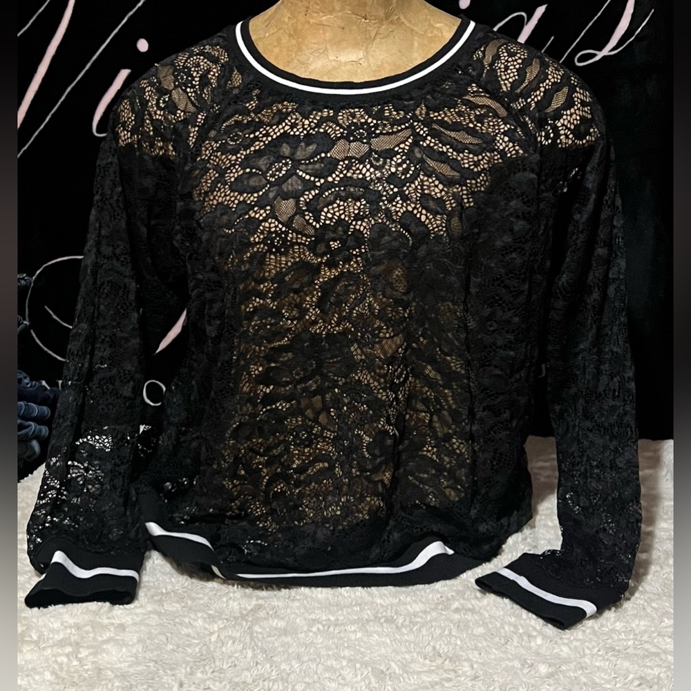 Torrid Lace Long Sleeve Top